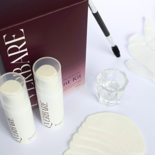 DYI at home tint kit and tools
